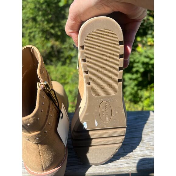 Anne Klein Pamela Booties Natural Sz 5.5 NWT - Picture 4 of 8